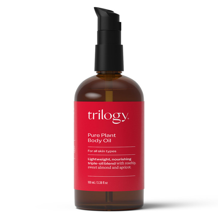 Trilogy Pure Plant Body Oil Nourishing Rosehip Blend for Smooth Skin 338 fl oz