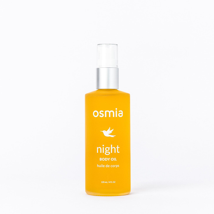 Osmia Skincare Natural Night Body Oil Borage Seed Kukui Lavender Oils Nourish Soothe Fortify Clean Beauty For Healthy Sk