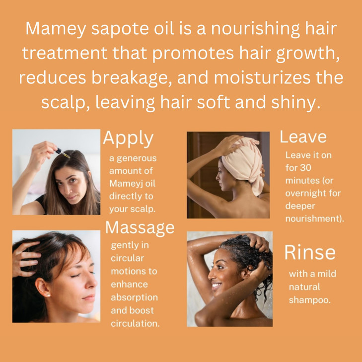 Best Natures Cosmetics Mamey Sapote Oil Organic revitalize dry skin and hair with deep moisture and frizz control For cu