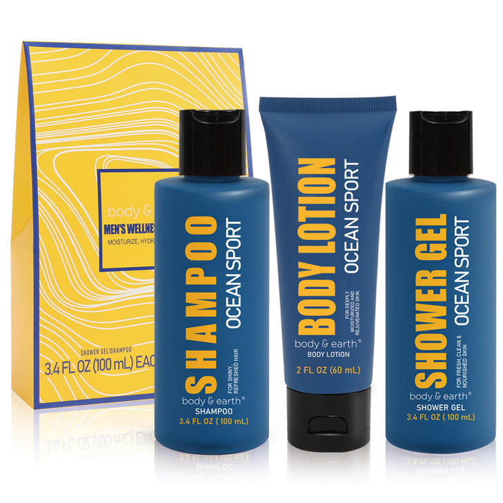 Mens Gifts 3pcs Gift for Men Fresh Ocean Scent Gift Sets Mens Birthday and Christmas Gifts for Men Father Day Gift