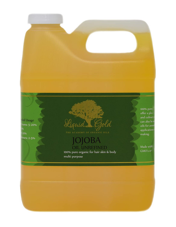 Liquid Gold Inc 32 Floz Premium Golden Jojoba Oil 100 Pure Organic Cold Pressed Unrefined Skin Nail Health Care Moisturi
