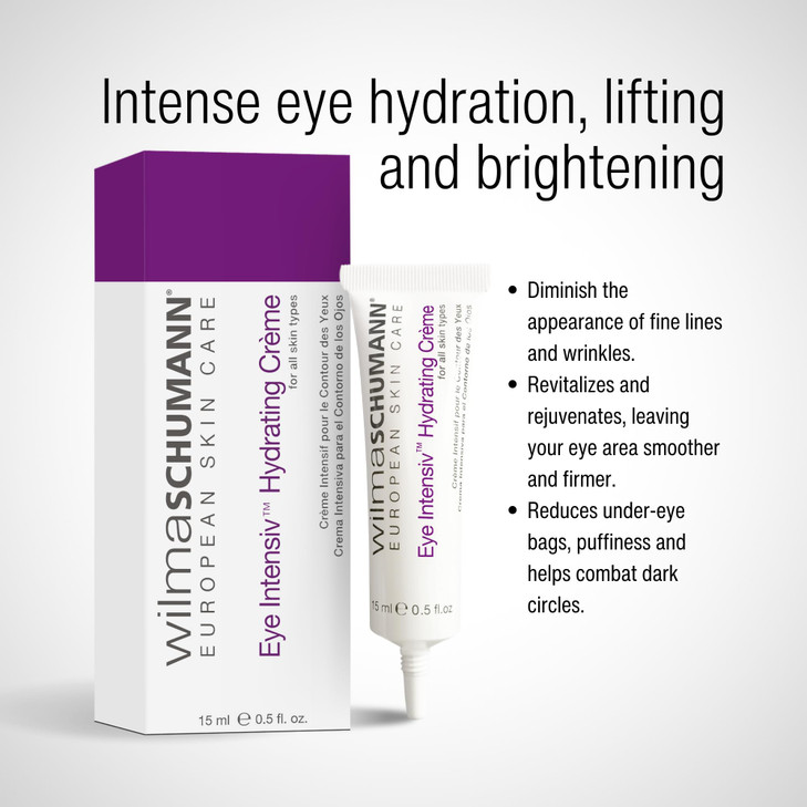 WILMA SCHUMANN Eye Intensiv Hydrating Cream for Eyes Eye Cream for Wrinkles 05 oz