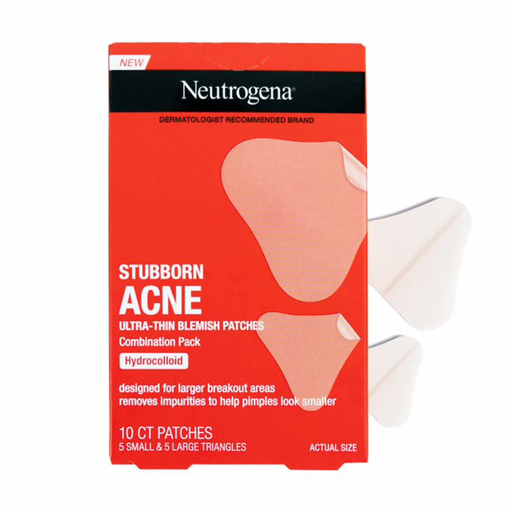 Neutrogena Stubborn Acne UltraThin Blemish Patches Acne Pimple Patches UltraThin Hydrocolloid Facial Stickers Suitable f