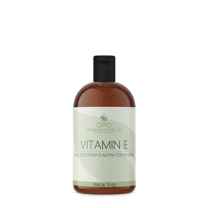 OPO Vitamin E Oil Pure Full Spectrum DAlpha Tocopherol Derived from Wheat Germ SoyFree for Hair Skin Face Body Nails Cut