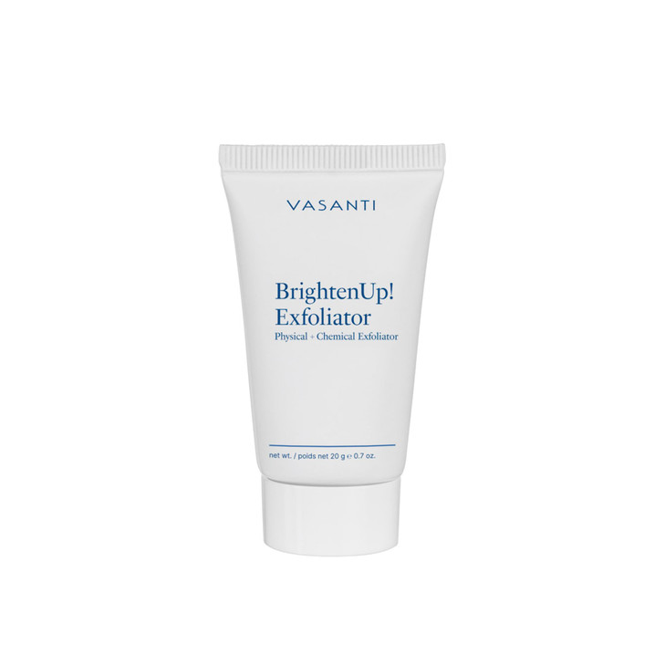 Vasanti Brighten Up Enzymatic Face Rejuvenator Powerful Scrub Brightens Exfoliates and Cleanses Gently with Instant Resu