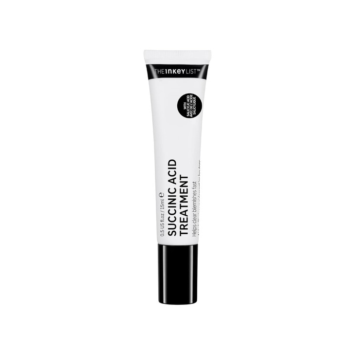 The INKEY List Succinic Acid Treatment 15ml Clears Blemishes Acne Treatment Vegan Friendly Suitable For All Skin Types