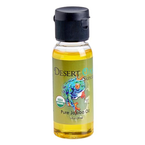 Desert Oasis Skincare USDA Certified Organic Jojoba Oil 100 Pure Cold Pressed Natural Conditioner for Face Hair Skin Nai