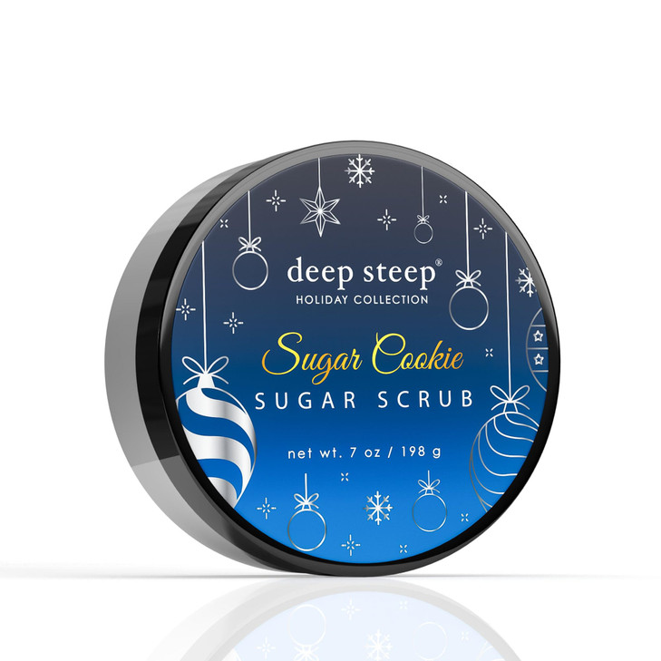 Deep Steep Holiday Sugar Scrub Winter Collection Sugar Cookie