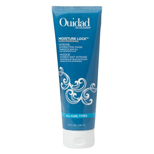 Ouidad Moisture Lock Hair Mask 78 fl oz UltraNourishing Intense Frizz Control Curly Hair Mask with Macadamia Nut Oil Oli
