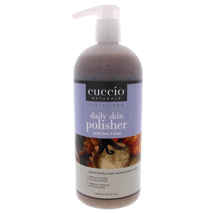 Cuccio Daily Skin Polisher Vanilla Bean Sugar 32 Oz