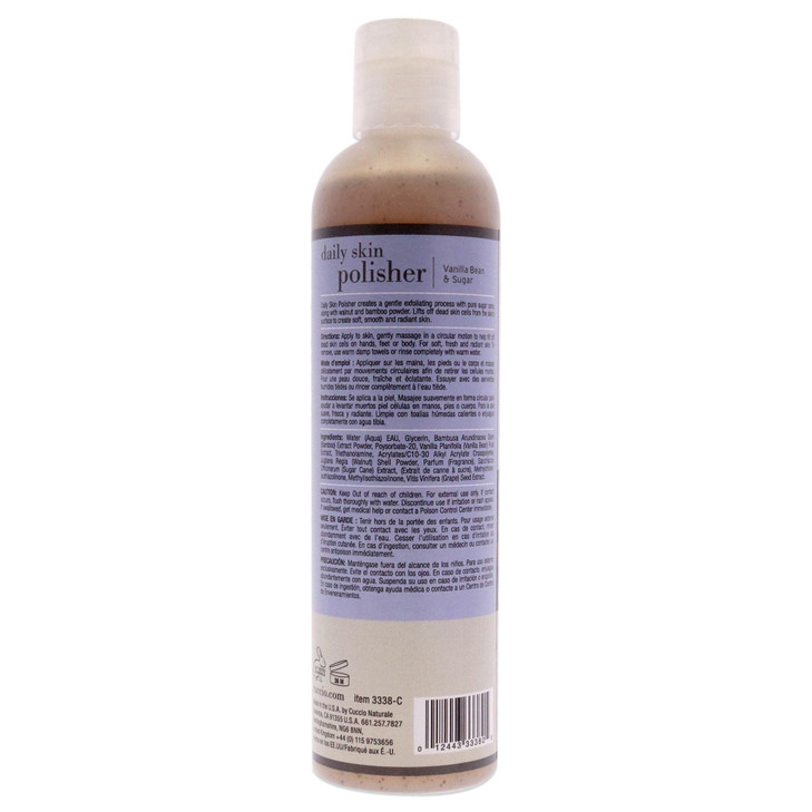 Cuccio Naturale Daily Skin Body Polisher Soothes And Softens Your Skin Gentle Exfoliation Process Lifts Dead Cells From