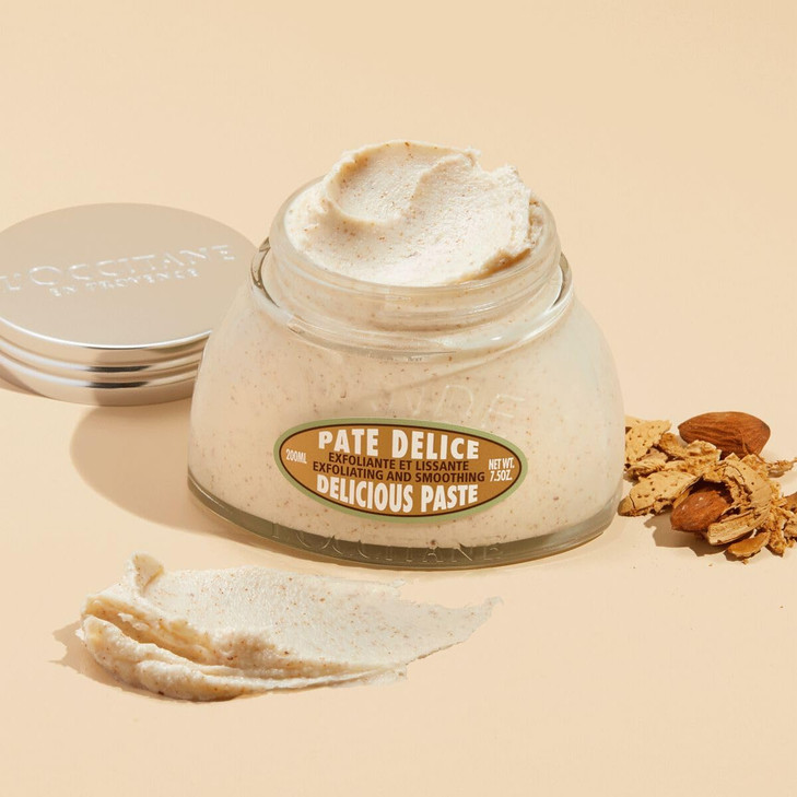 LOCCITANE Exfoliating Smoothing Almond Delicious Paste Body Scrub 740 fl oz