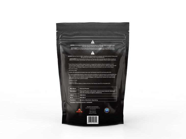 5LB Organic Coconut Activated Charcoal Powder Food Grade Kosher Teeth Whitening Facial Scrub Soap Making 5 Pound