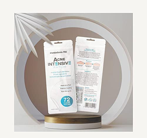 Maximum Slim Mesoderm RX Acne Patch Hydrocolloid Acne Pimple Patch for Zits and Blemishes Spot Treatment Stickers for Fa