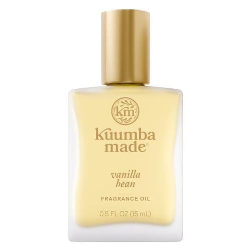 Kuumba Made Vanilla Bean Fragrance Oil LongLasting SmallBatch Perfume Roller Vegan AlcoholFree 5 Fl Oz