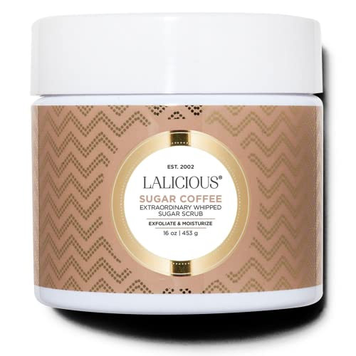 LALICIOUS Whipped Sugar Scrub Sugar Coffee 16 oz