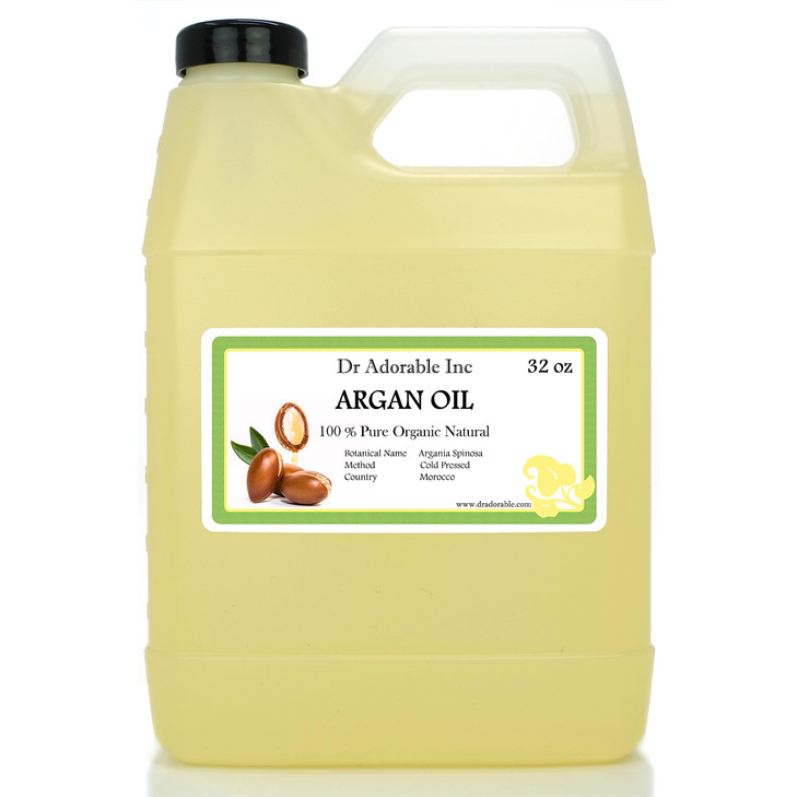 Dr Adorable 32 oz Argan Marrakesh Oil 100 Pure Natural Organic Cold Pressed