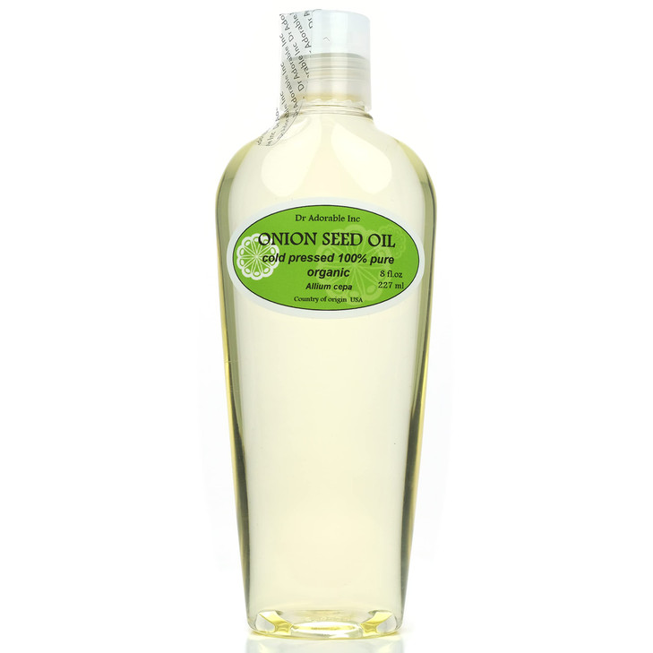Dr Adorable 8 oz Onion Seed Oil 100 Pure Natural Premium Organic Cold Pressed