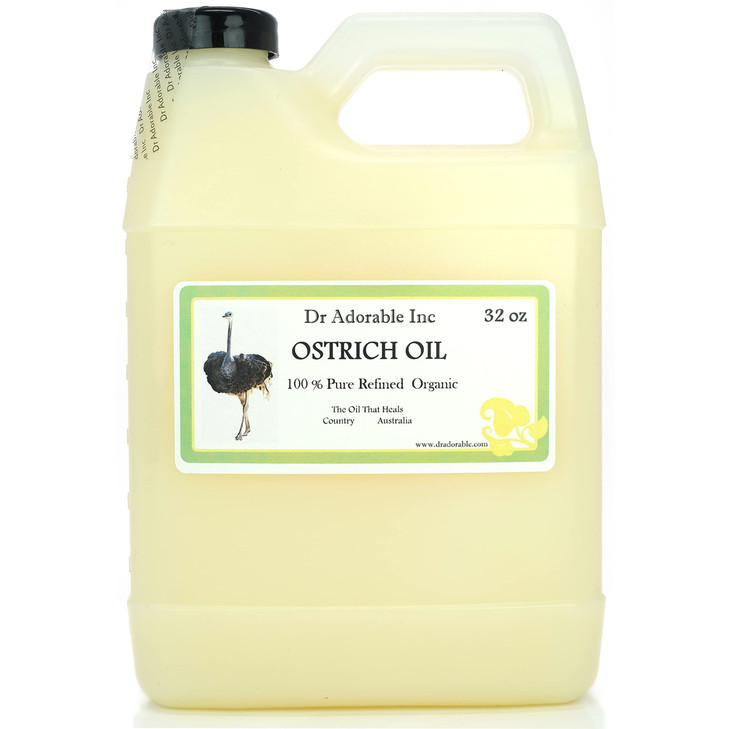 Dr Adorable 32 oz Ostrich Oil 100 Pure Natural Premium Organic