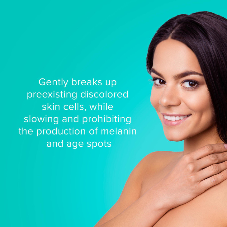 ClarityRx Brighten It 10 Lactic Acid Solution Natural PlantBased Exfoliating Face Treatment for Dark Spots Discoloration