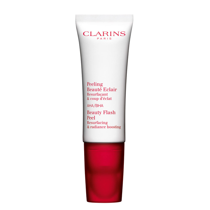 Clarins Beauty Flash Peel 10Minute AtHome Facial Visibly Tightens Pores Gently Eliminates Dead Skin Cells Refines Skin T