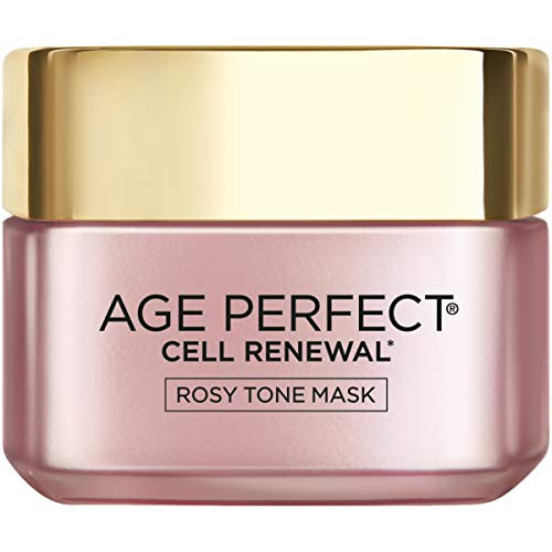 LOreal Paris Skincare Age Perfect Rosy Tone Face Mask With Aha and imperial peony for Rosy Radiant Skin 17 Oz