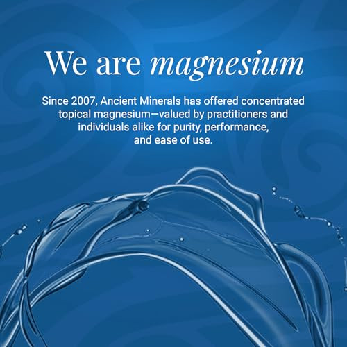 Ancient Minerals Magnesium Oil Refill Bottle high Concentration Topical Genuine Zechstein Magnesium Chloride Topical Mag