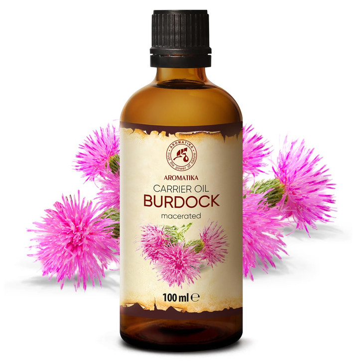 Burdock Root Oil 34 FL Oz 100 Pure Natural Arctium Lappa for Hair Scalp Good benefits for Skin Hair Face Body care Glass
