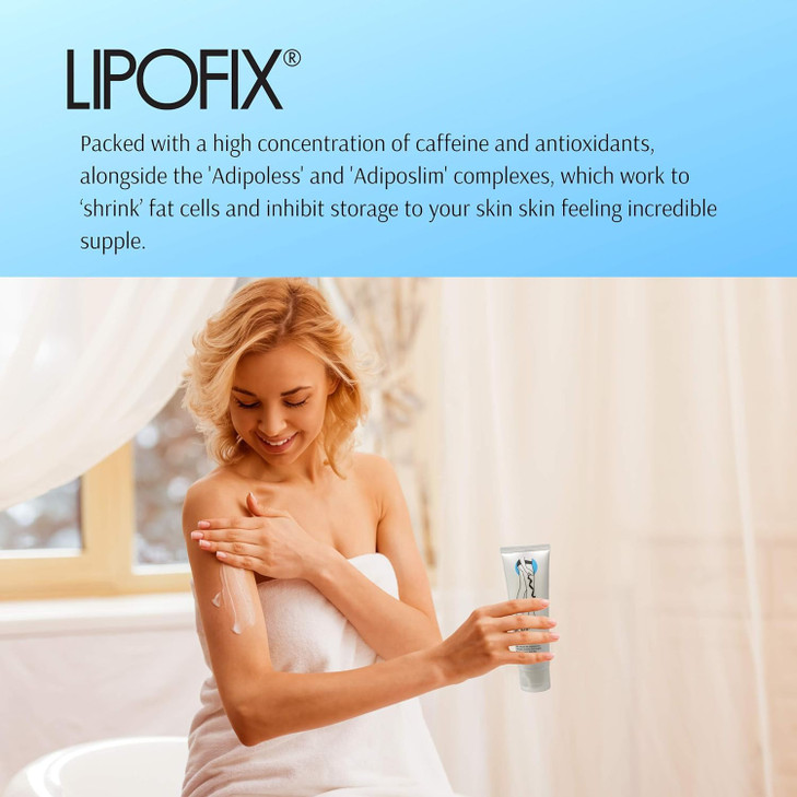 LIPOFIX Anti Cellulite Cream Luxurious Formula Body Contour Cream Effectively Tone Smooth and Firm 406 Oz
