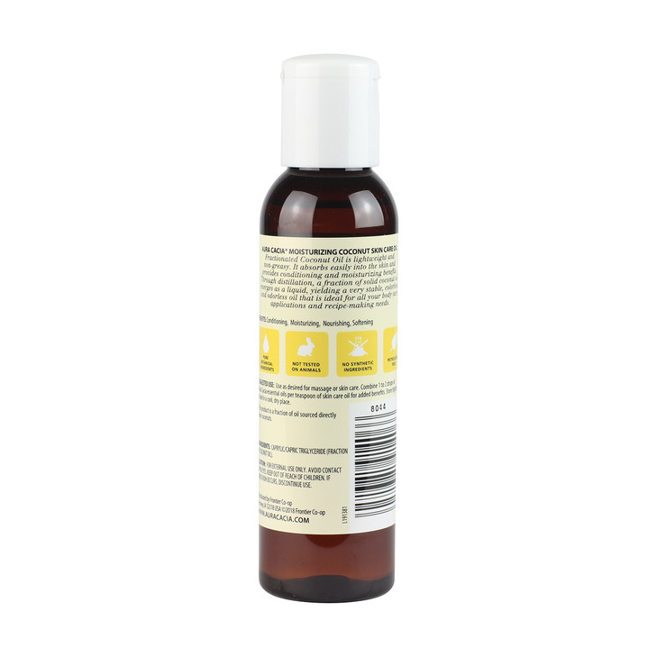 Aura Cacia Fractioned Coconut Oil Skin Care Oil 4 Fl Oz