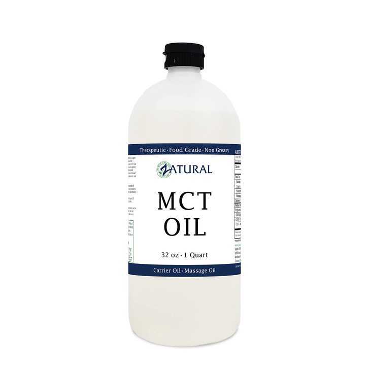 Pure MCT Oil Carrier Oil Massage Oil Hydrating Oil Hair Oil Food and Therapeutic Grade 32 Oz