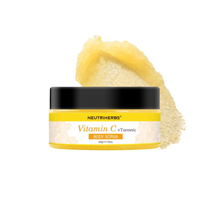 NEUTRIHERBS Turmeric Body Scrub Exfoliating Body Scrub With Vitamin C Deep Cleansing And Moisturizing Body Hands Legs Th