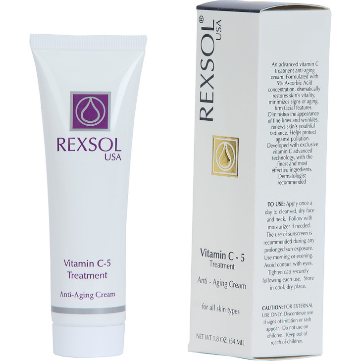 REXSOL 5 Vitamin C Treatment Antiaging Cream 54 ml 18 fl oz