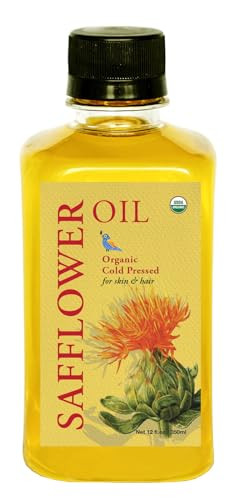 DAANA Safflower Oil for Skin Certified USDA Organic Extra Virgin Cold Pressed 12 Fl Oz