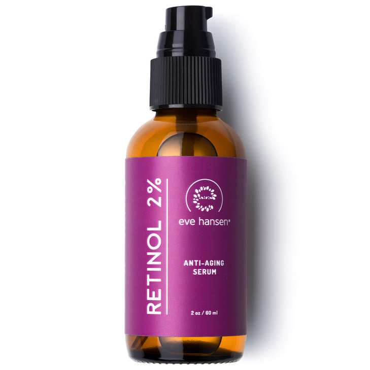 Eve Hansen Retinol Serum for Face 2 2oz Facelift in a Bottle Wrinkle Filler Pore Minimizer Anti Aging Serum Organic Reti