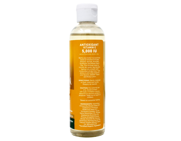 Jason Skin Care Vitamin E Oil 5000 IU 4 fl oz Pure Natural Beauty Oils a 2pc