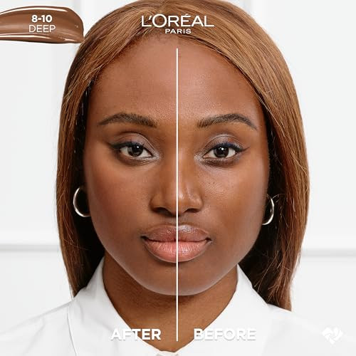 LOreal Paris True Match Nude Hyaluronic Tinted Serum Foundation with 1 Hyaluronic acid Deep 810 1 fl oz