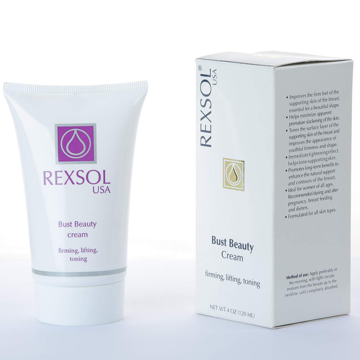REXSOL Bust Beauty Cream FirmingToningLifting Helps to maintain the appearance of youthful firmness and shape of the bre