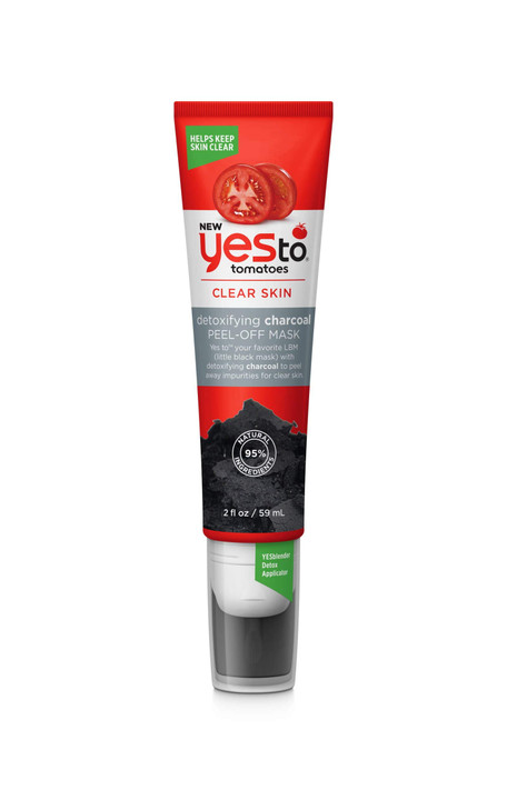 Yes To Tomatoes Detoxifying Charcoal Peel Off Face Mask 2 FlOz