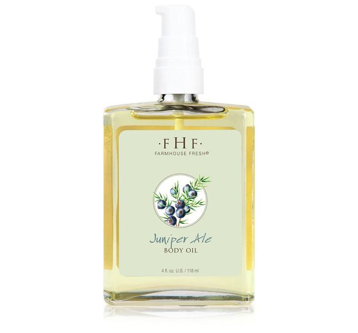 FarmHouse Fresh Juniper Ale Body Oil 4 fl oz