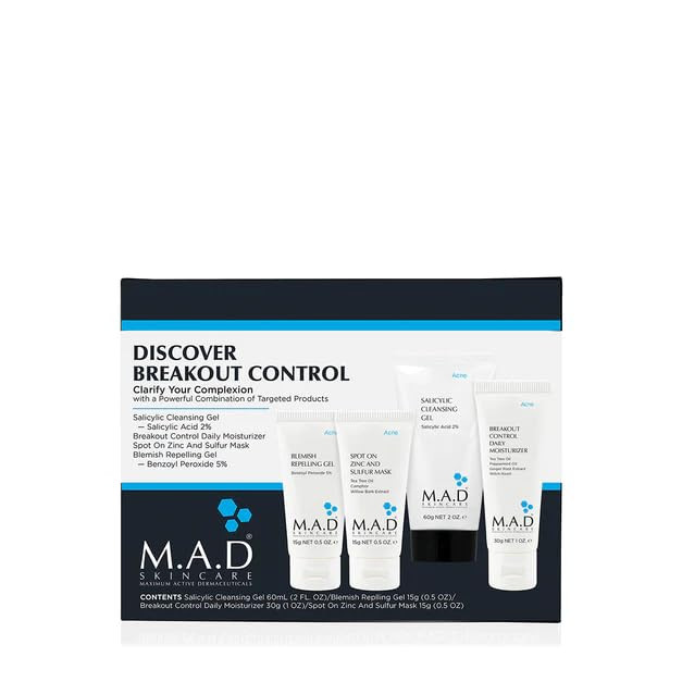 MAD Skincare Discover Breakout Control Acne Travel System Set