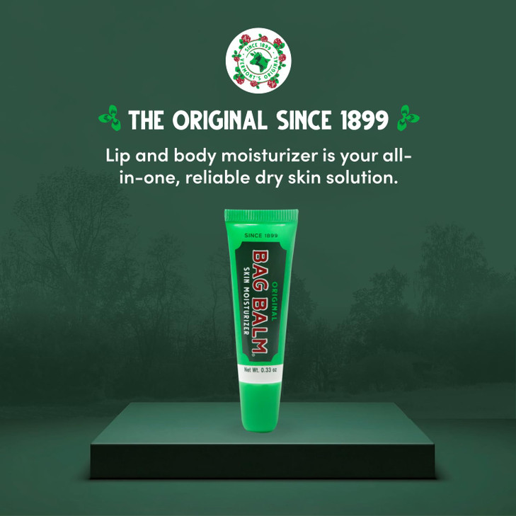 Bag Balm Original Skin Moisturizer Gift Box 033oz 4 Pack of Lip Balm Tubes