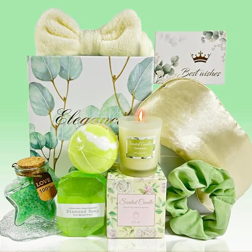 Gwindrise Christmas Gifts for Women Relaxing Spa Gift Basket Set Birthday Gifts for Women Mothers Day Gifts for Mom Sist