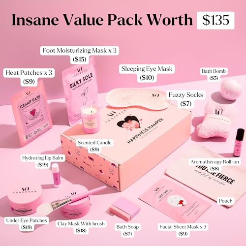 Spa Gifts for Women Premium Self Care Spa Kit With Bath Skin Care Sets Self Care Items For Women Ultimate Pampering Skin