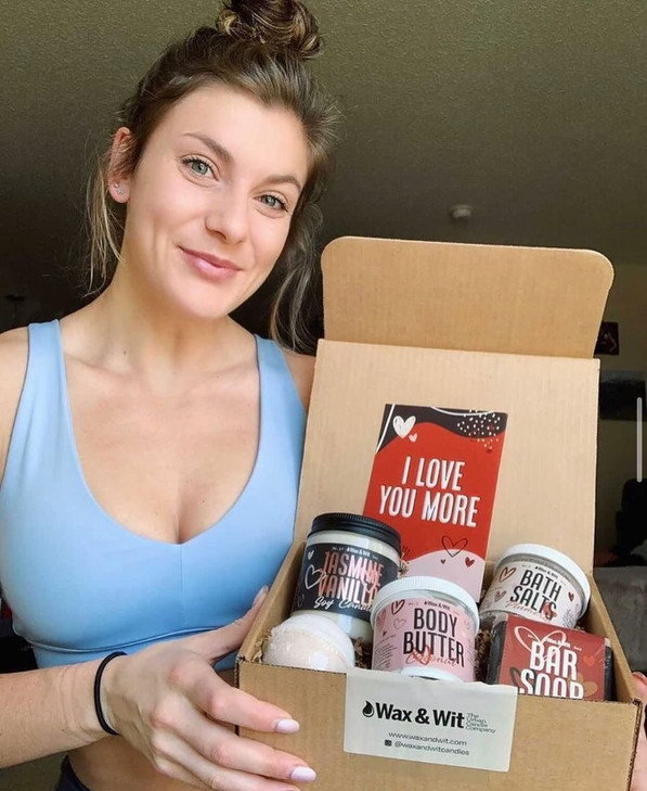 WAX WIT Gifts for Mom Luxury Spa Set for Mom Heartfelt Mothers Day Birthday Pampering Kit Handcrafted 7Piece Relaxation