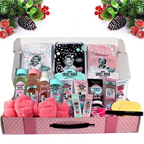Self Care Gift Box for Women Unique Spa Beauty Skincare Sets for Mom Sister Aunt Grandma Best Friends Birthday or Christ