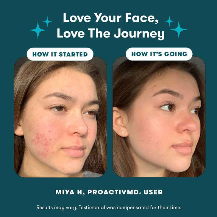 ProactivMD Adapalene Gel Acne Kit with Adapalene Gel Acne Treatment Green Tea Face Cleanser and Moisturizer with Hyaluro