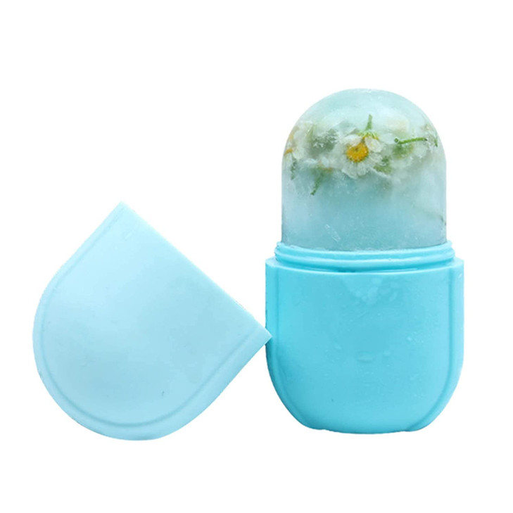 Ice Roller for Face and EyeFacial Beauty Ice Roller Skin Care Tools Facial Cube Gua Sha Face Massage Silicone Ice Mold f
