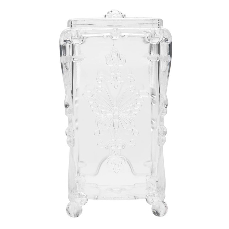 Sonew 3 Colors Cosmetic Storage Box Makeup Cotton Pad Organizer Nail Art Wipe Cotton Storage Tools with Fashion appearan