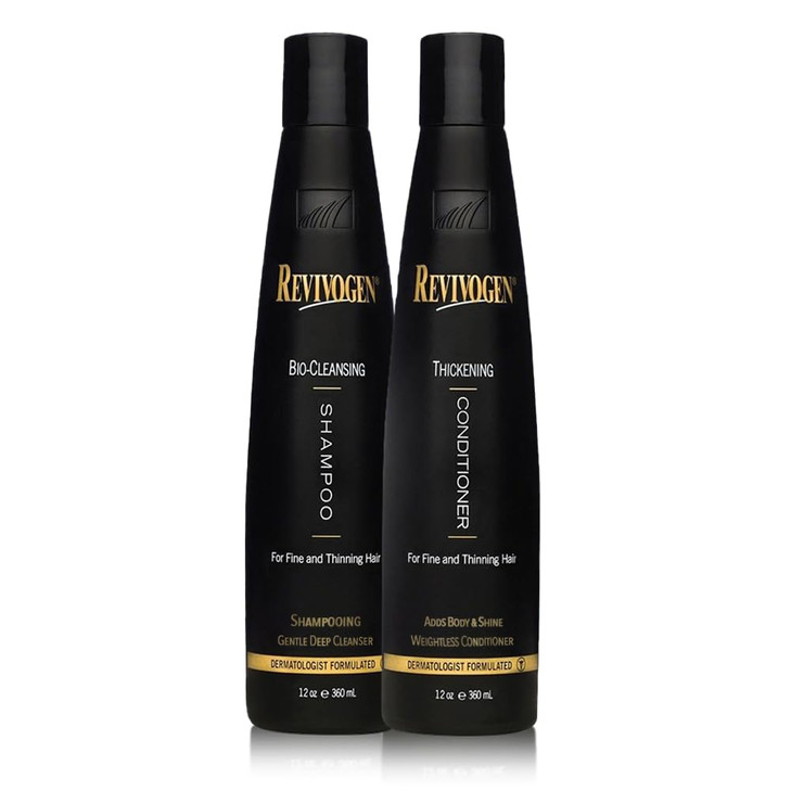 Revivogen MD BioCleansing Shampoo and Conditioner for Thinning Hair DHT Blocker Shampoo Hair Loss Shampoo Shampoo Thinni